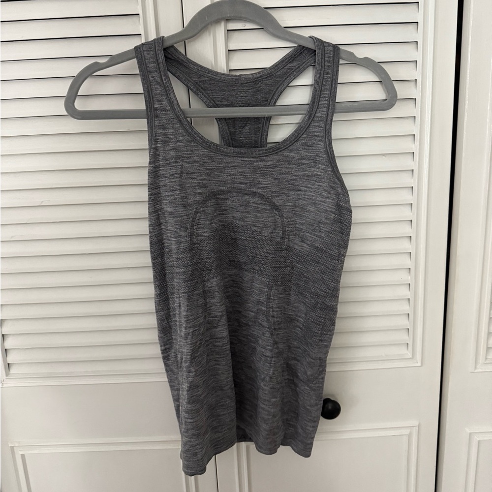 Lululemon grey swiftly tech tank top size 8